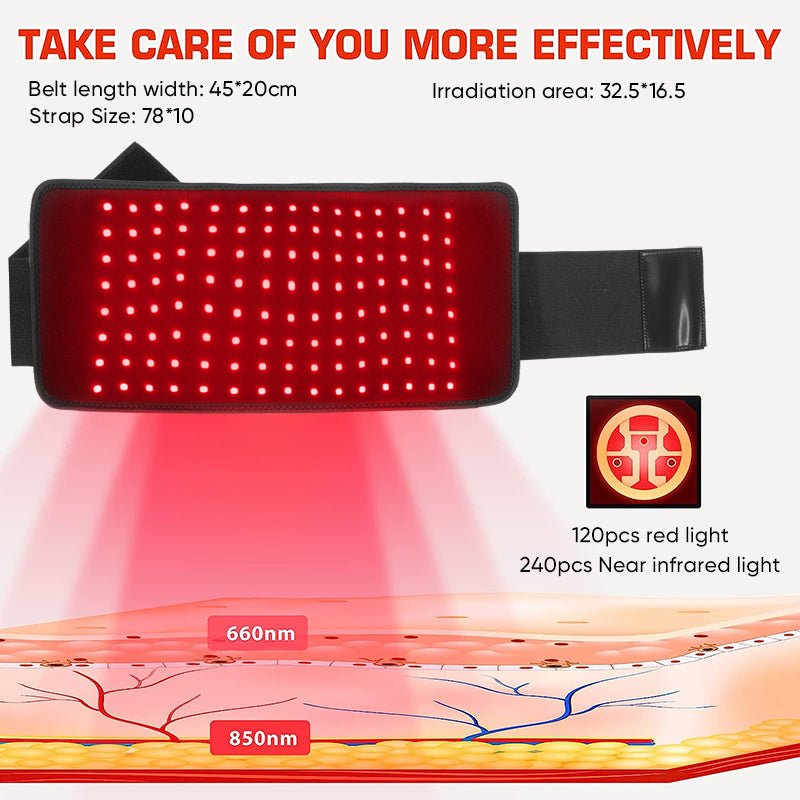 Red Light Therapy Wellness Multiuse Belt - Wellness-Shop - Red Light Therapy